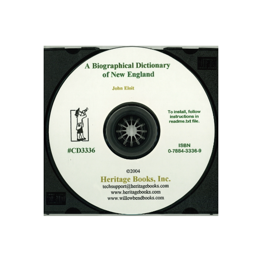 CD-A Biographical Dictionary Containing a Brief Account of the First Settlers