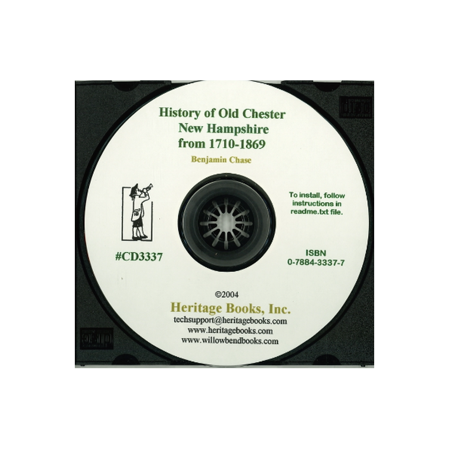 CD-History of Old Chester (New Hampshire), from 1710-1869