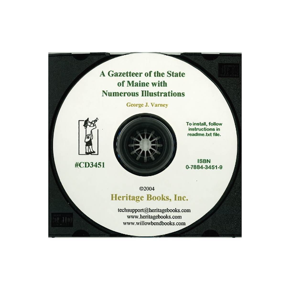 CD-A Gazetteer of the State of Maine with Numerous Illustrations
