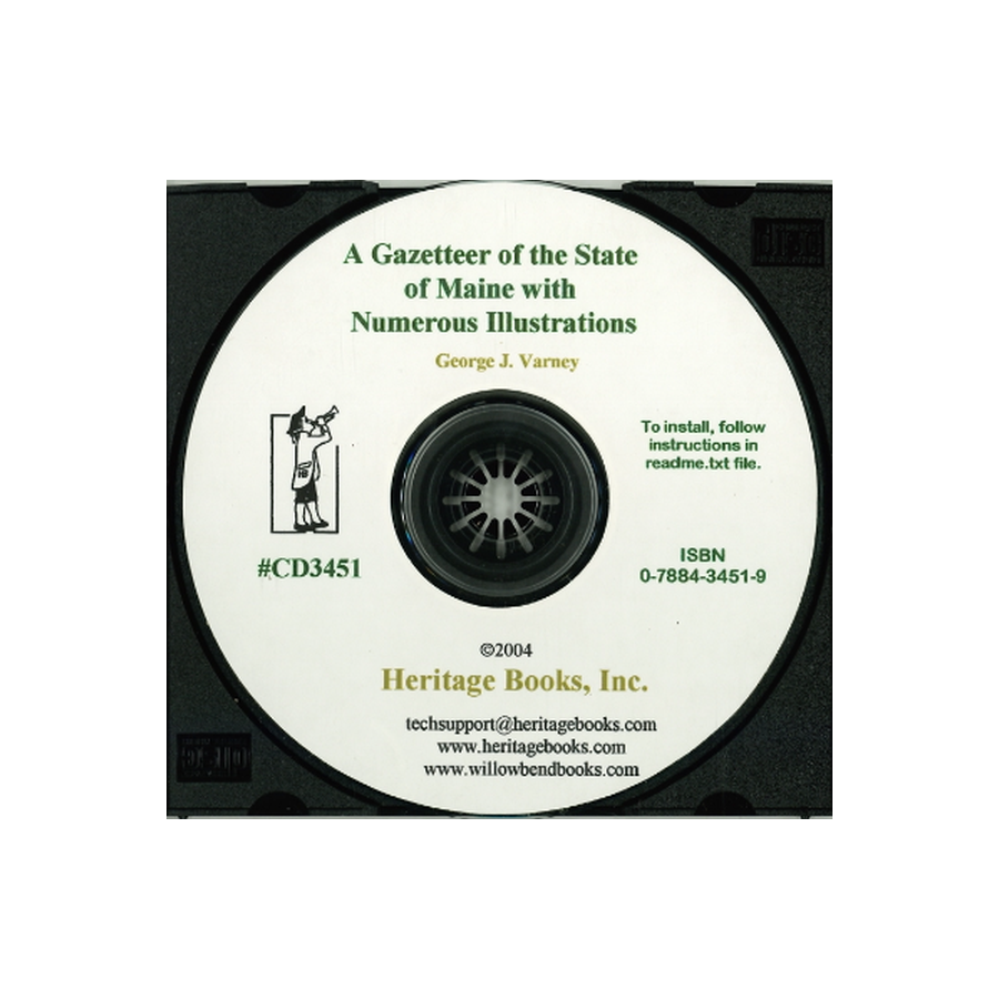 CD-A Gazetteer of the State of Maine with Numerous Illustrations