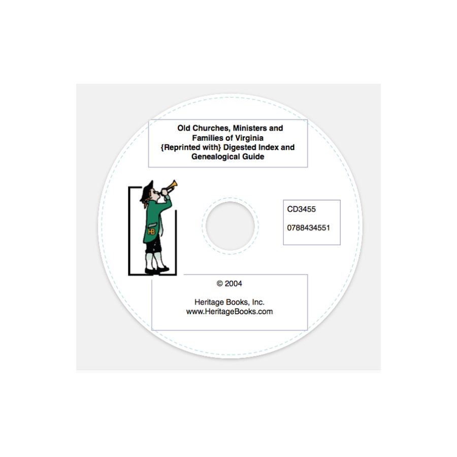 CD-Old Churches, Ministers and Families of Virginia