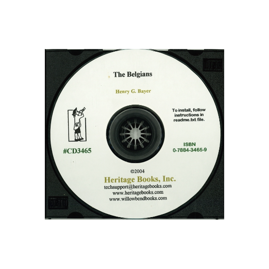 CD-The Belgians: First Settlers in New York and in the Middle States with a Review of the Events which led to their Immigration