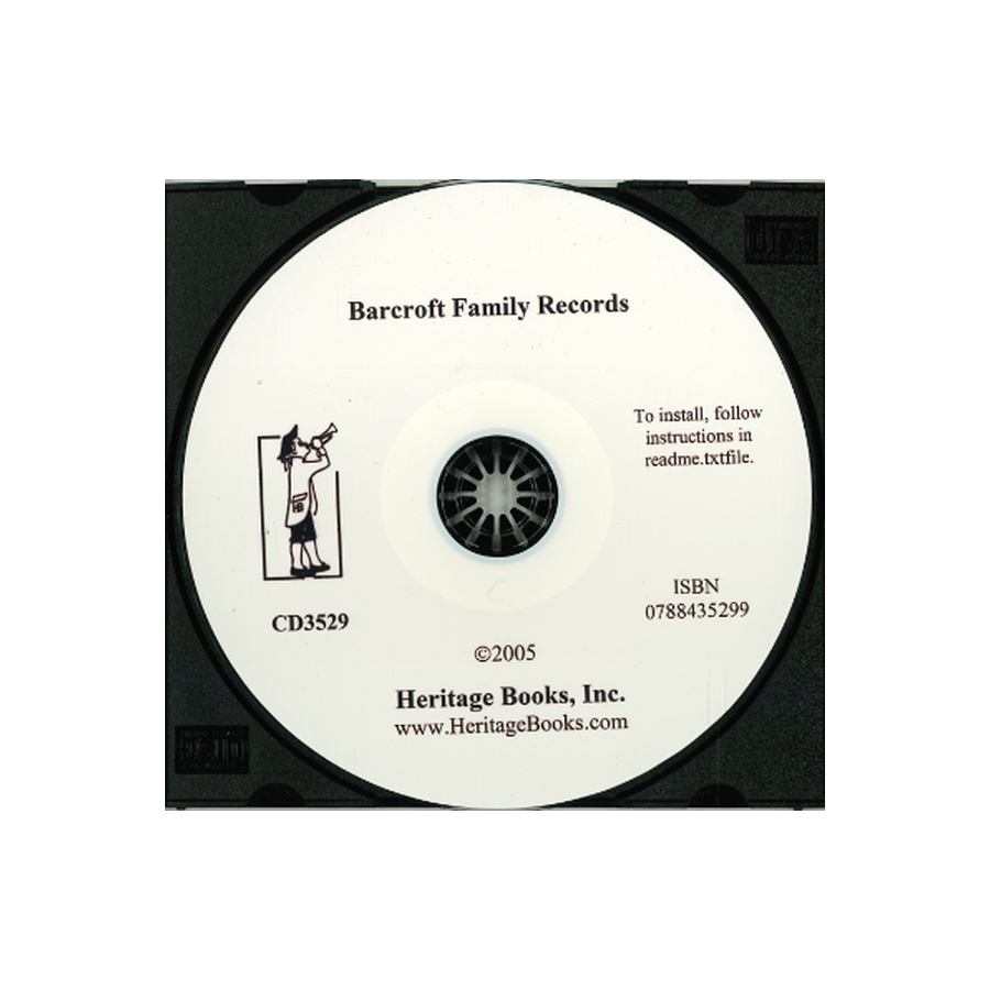 CD-Barcroft Family Records: An Account of the Family in England