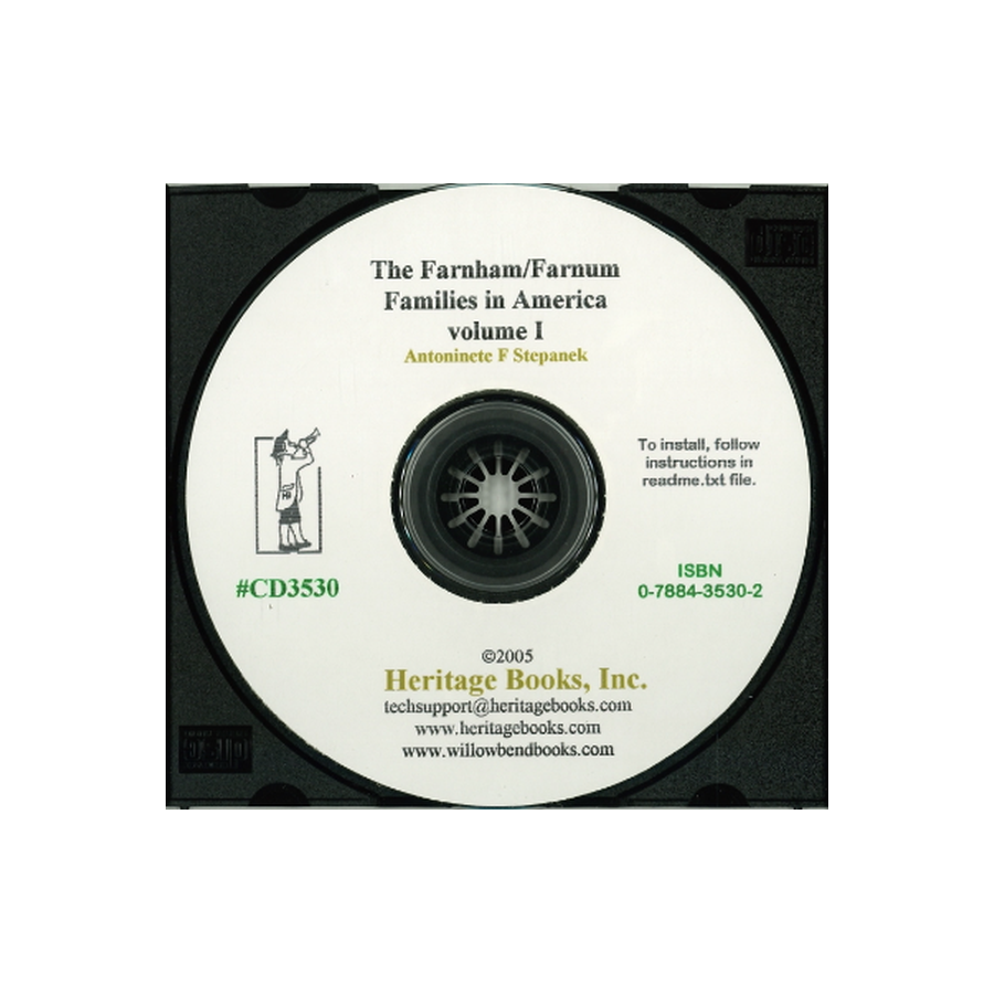 CD-Farnham/Farnum Families in America, Volume 1
