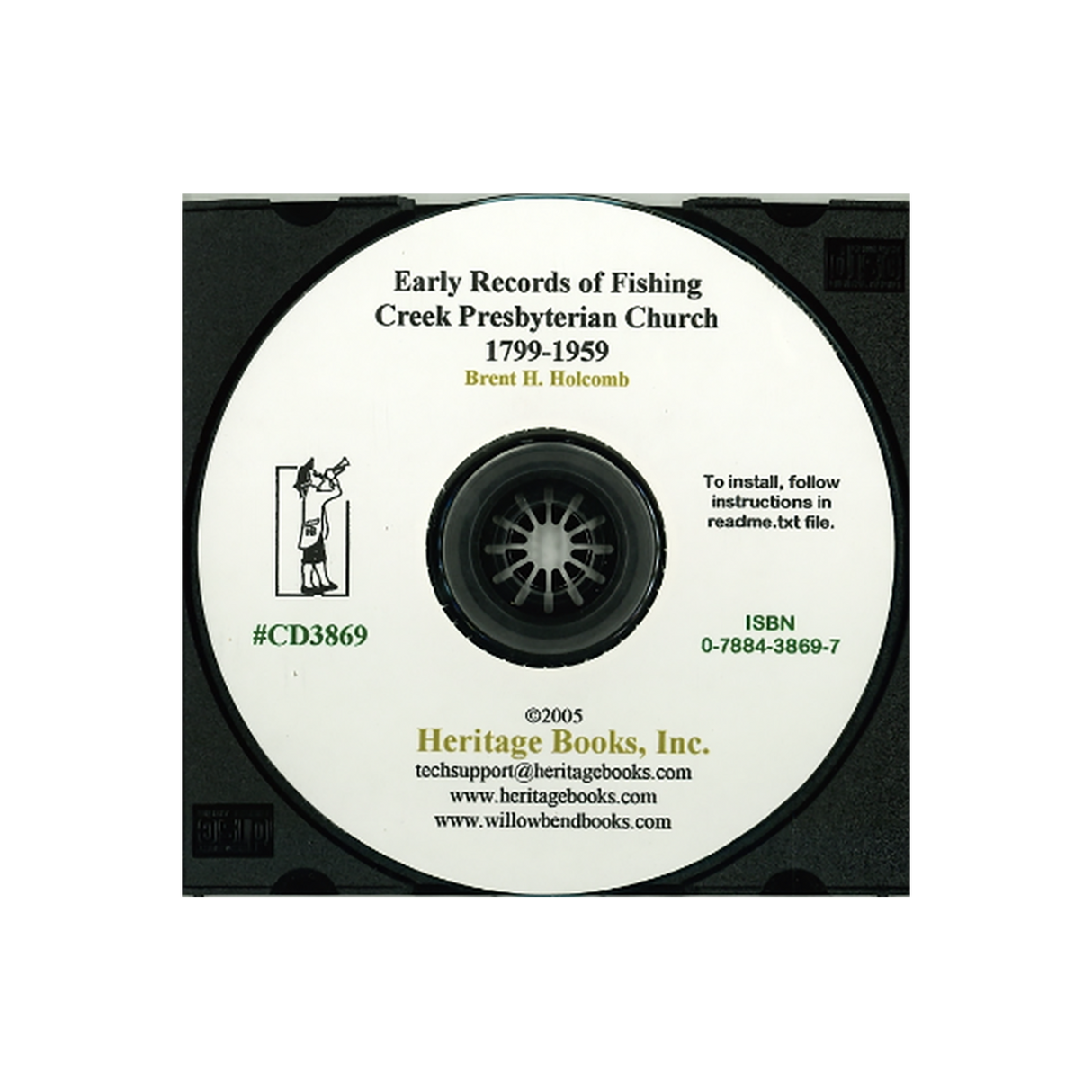 CD-Early Records of Fishing Creek Presbyterian Church, Chester County, South Carolina, 1799-1859