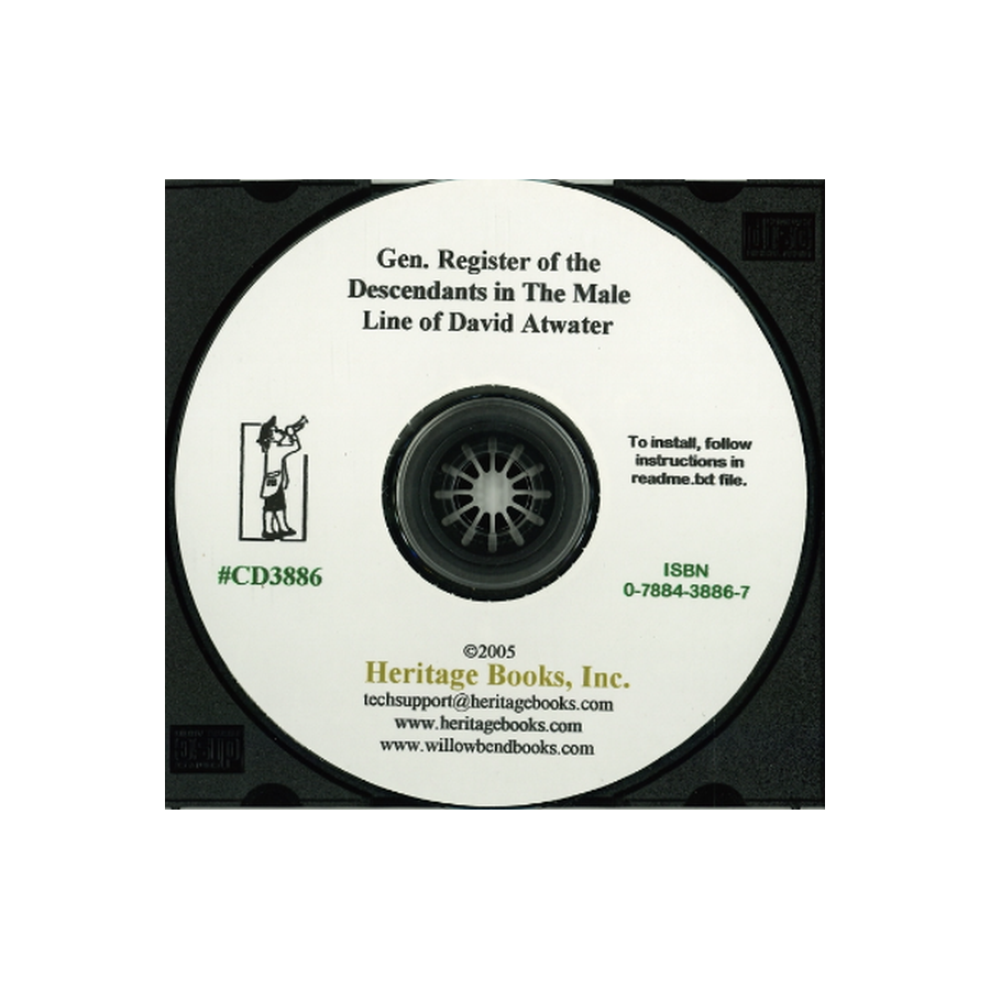 CD-The Descendants in the Male Line of David Atwater