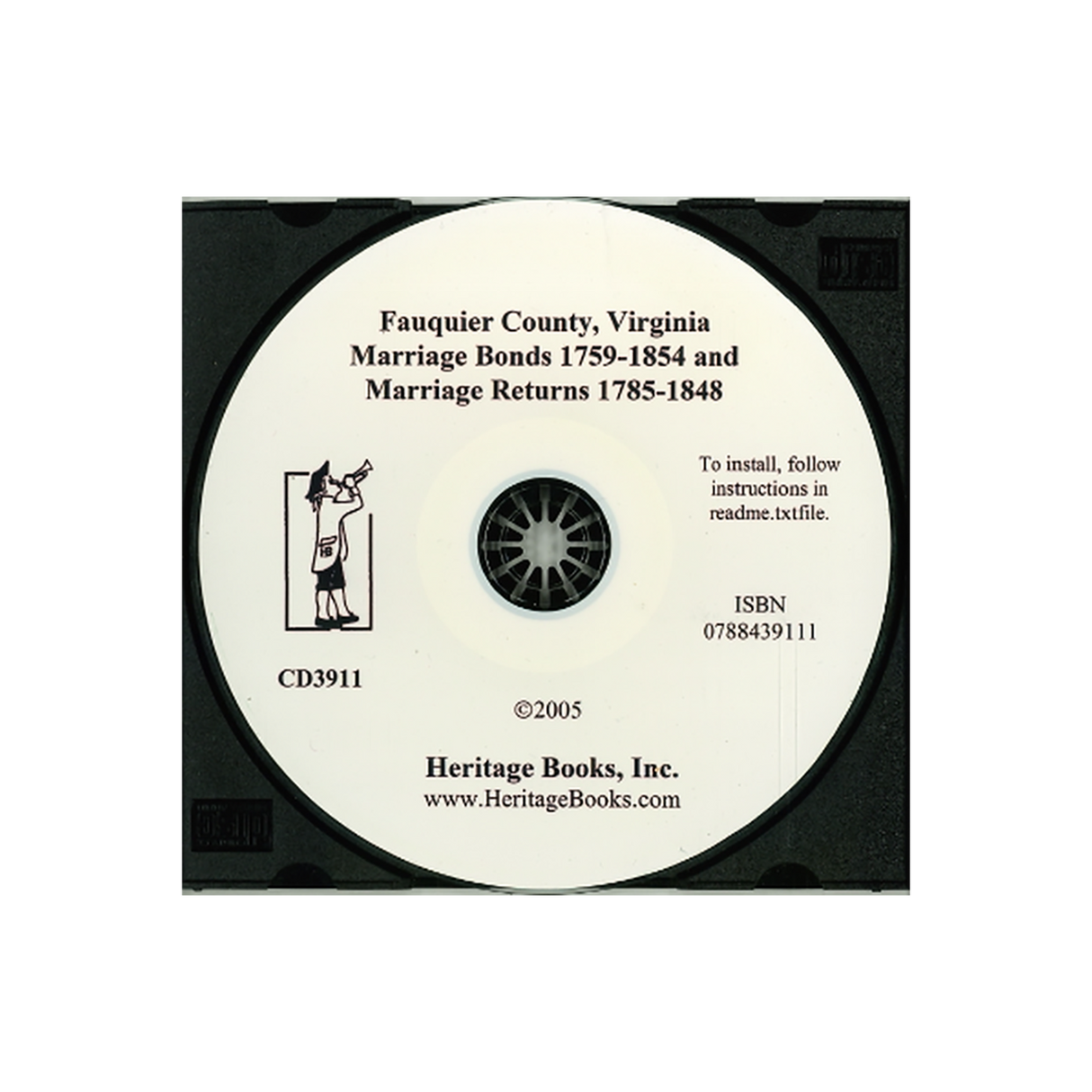 CD-Fauquier County, Virginia Marriage Bonds, 1759-1854 and Marriage Returns, 1785-1848