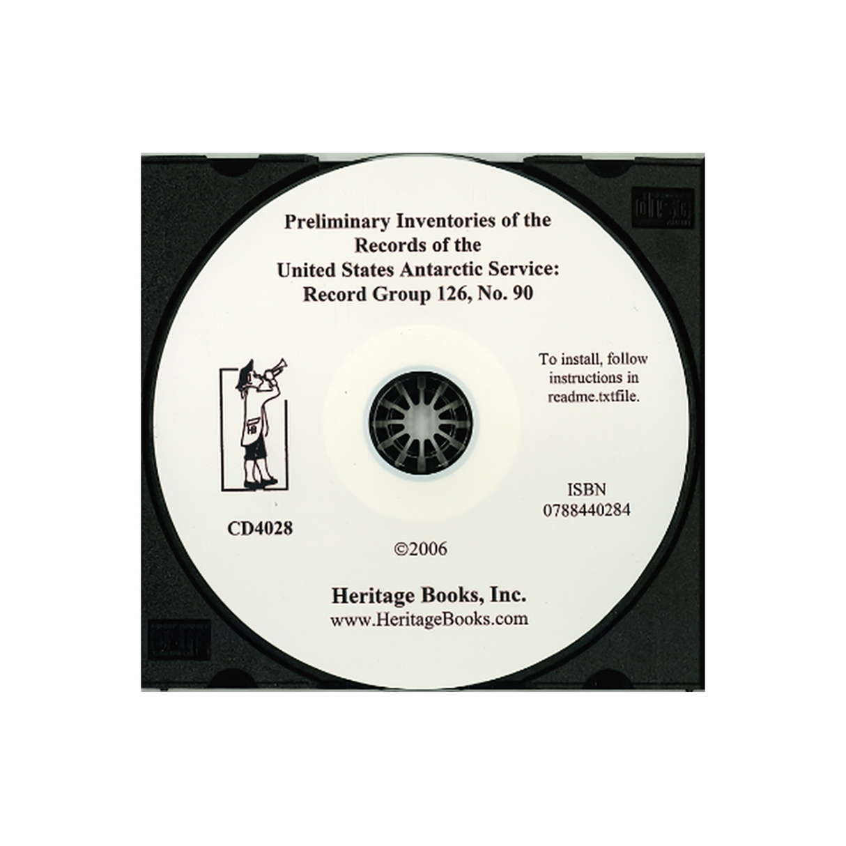 CD-Preliminary Inventory No. 90, Records of the United States Antarctic Service, Record Group 126