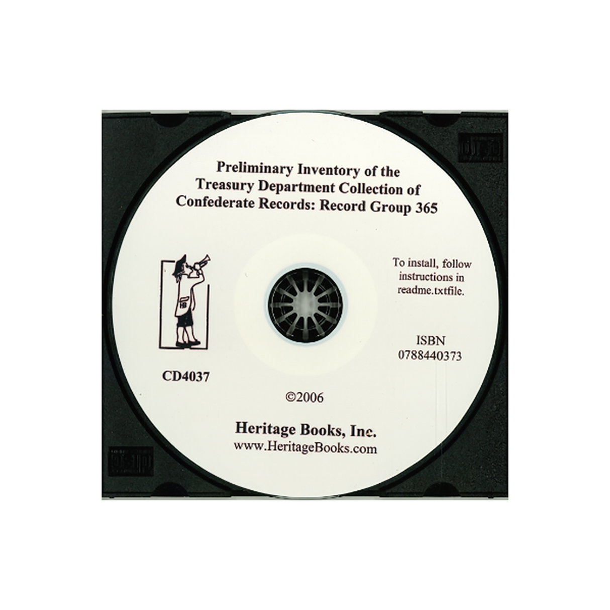 CD-Preliminary Inventory of the Treasury Department Collection of Confederate Records, Record Group 365