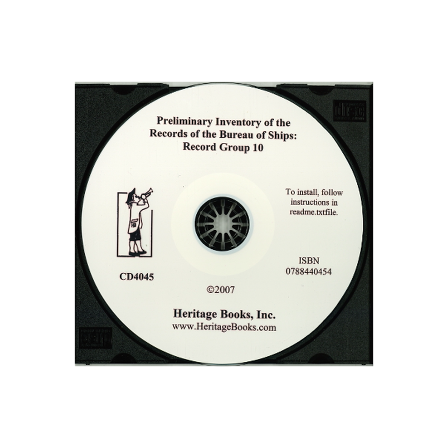 CD-Preliminary Inventory of the Records of the Bureau of Ships, Record Group 19