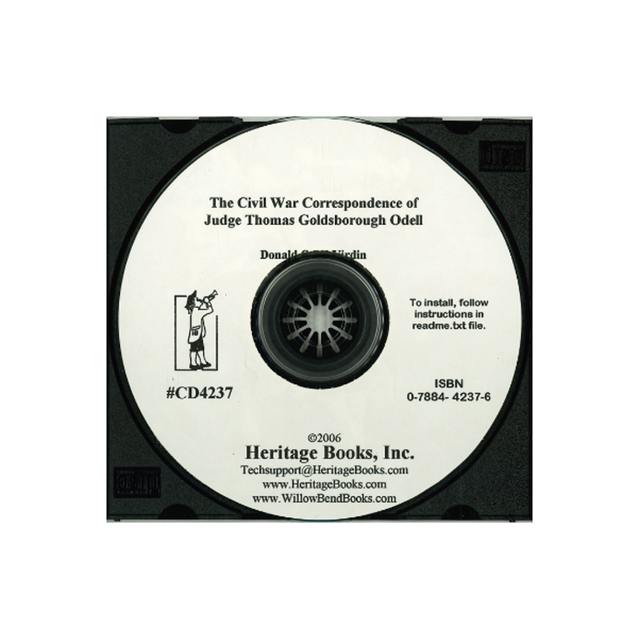 CD-The Civil War Correspondence of Judge Thomas Goldsborough Odell