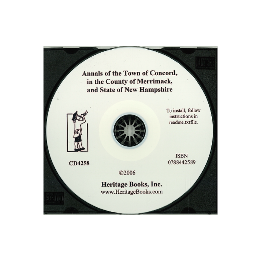 CD-Annals of the Town of Concord, in the County of Merrimack, and State of New Hampshire