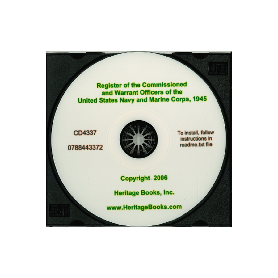 CD-Register of Commissioned and Warrant Officers of the United States Navy and Marine Corps, 1945