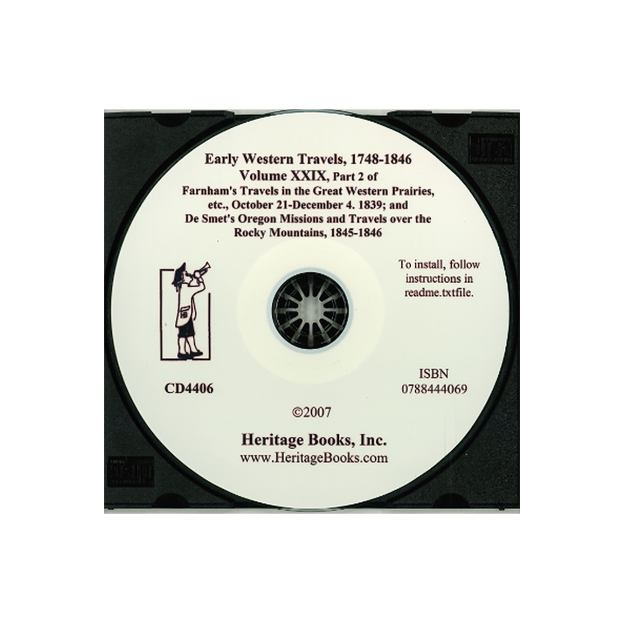 CD-Early Western Travels, 1748-1846, Volume XXIX