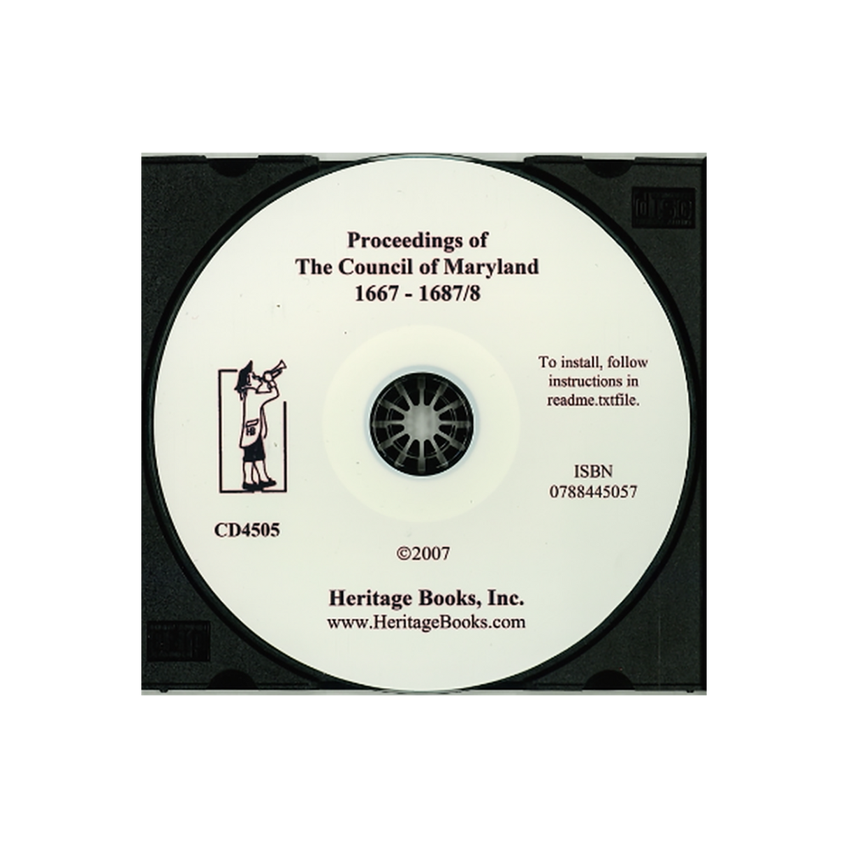 CD-Archives of Maryland, Volume V: Proceedings of the Council of Maryland, 1667-1687/8