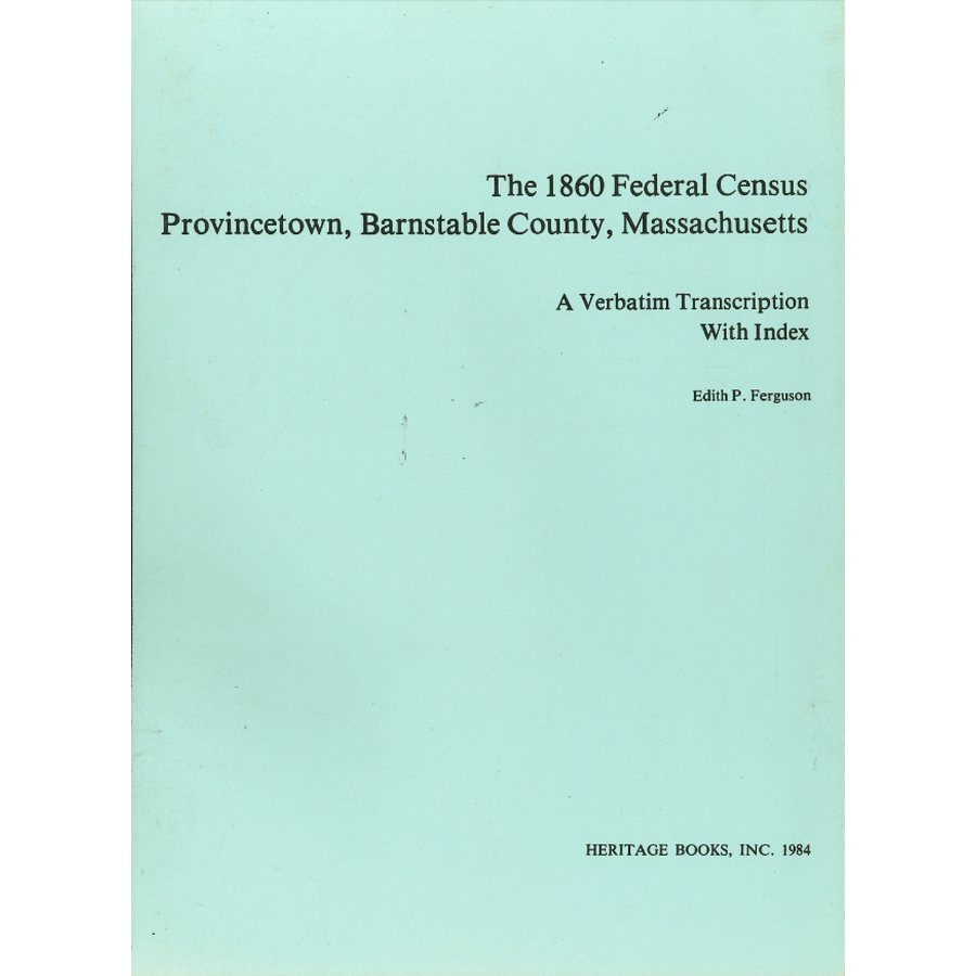 Provincetown, Massachusetts Census Records, 1860
