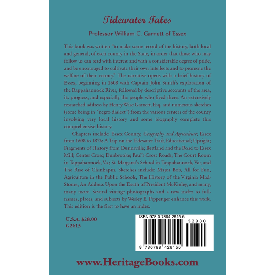 Tidewater Tales back cover