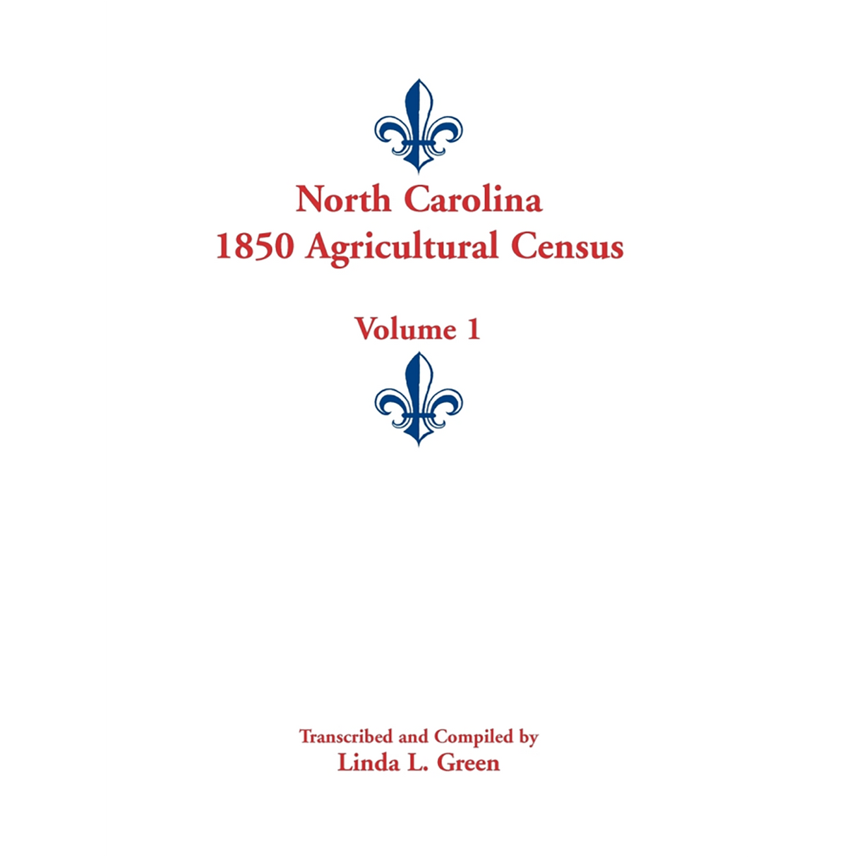 North Carolina 1850 Agricultural Census, Volume 1