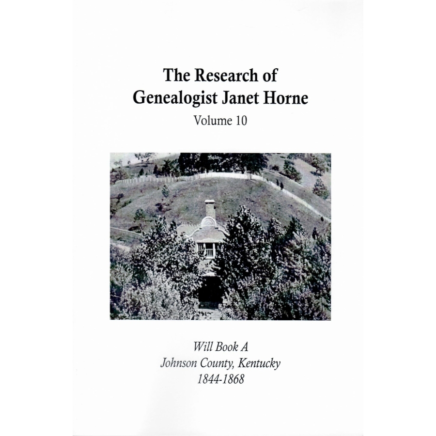 Will Book A, Johnson County, Kentucky, 1844-1868