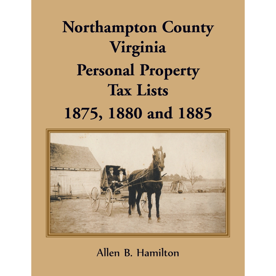 Northampton County, Virginia Personal Property Tax Lists, 1875, 1880 and 1885