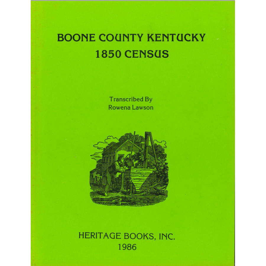 Boone County, Kentucky 1850 Census