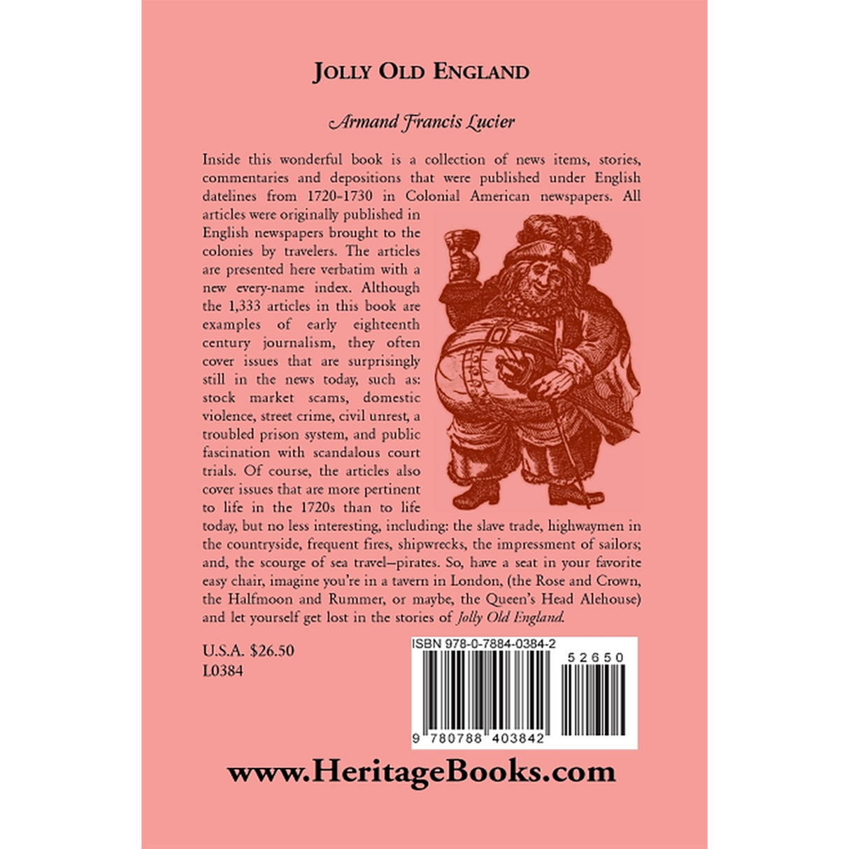 Jolly Old England back cover