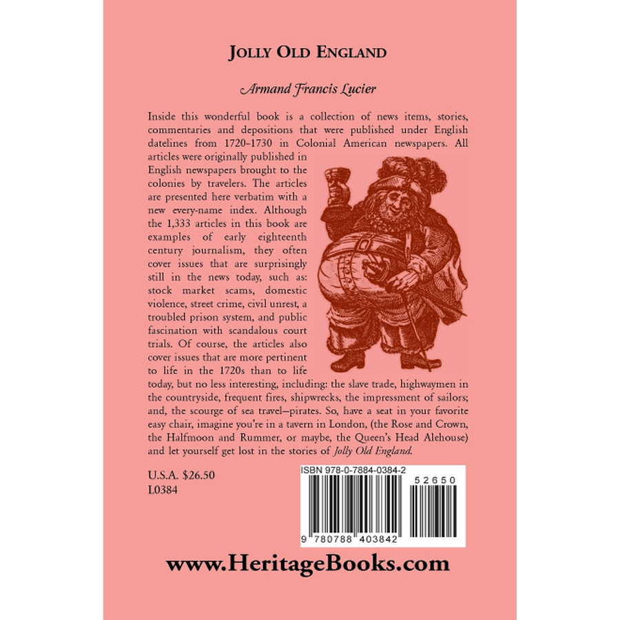 Jolly Old England back cover