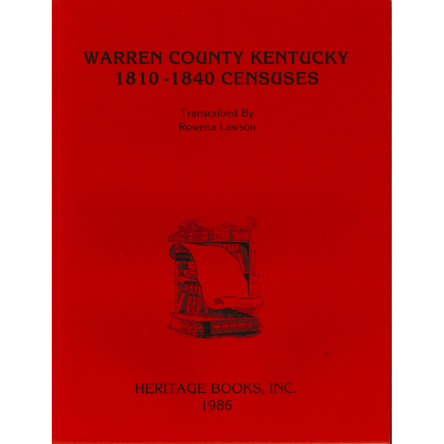 Warren County, Kentucky 1810-1840 Censuses