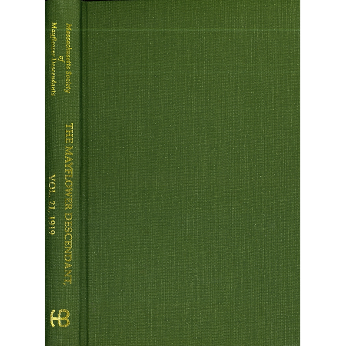 The Mayflower Descendant, Volume 21, 1919