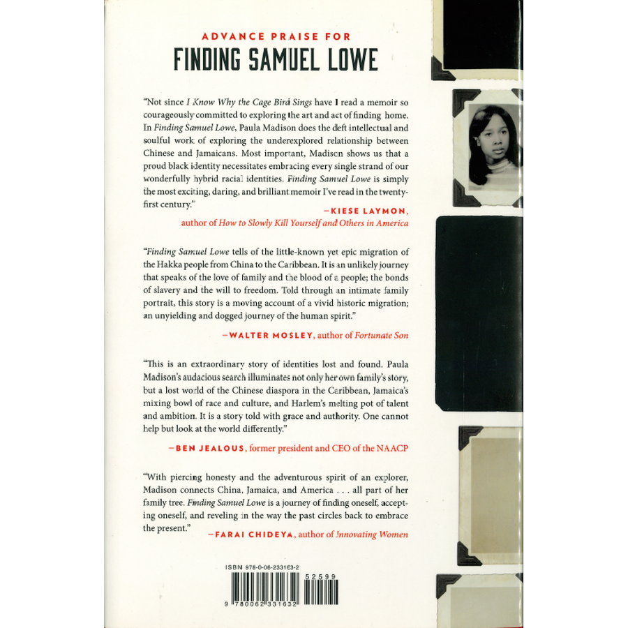 Finding Samuel Lowe: China, Jamaica, Harlem back cover