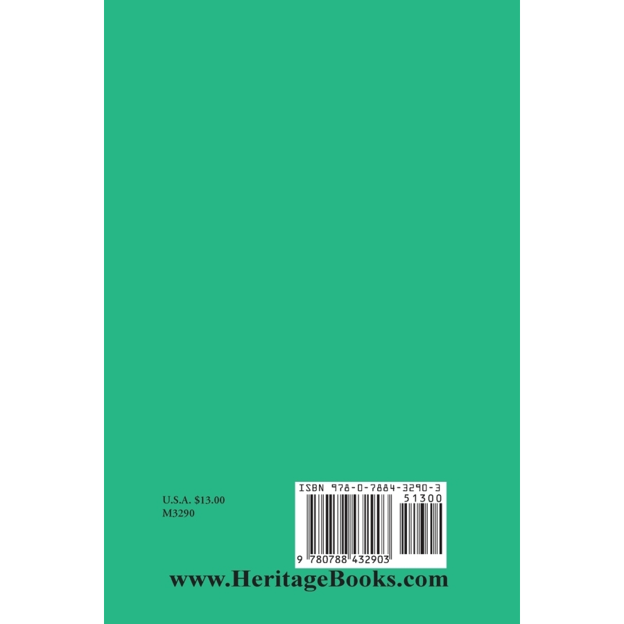 1800 Calvert County and Charles County, Maryland Census back cover