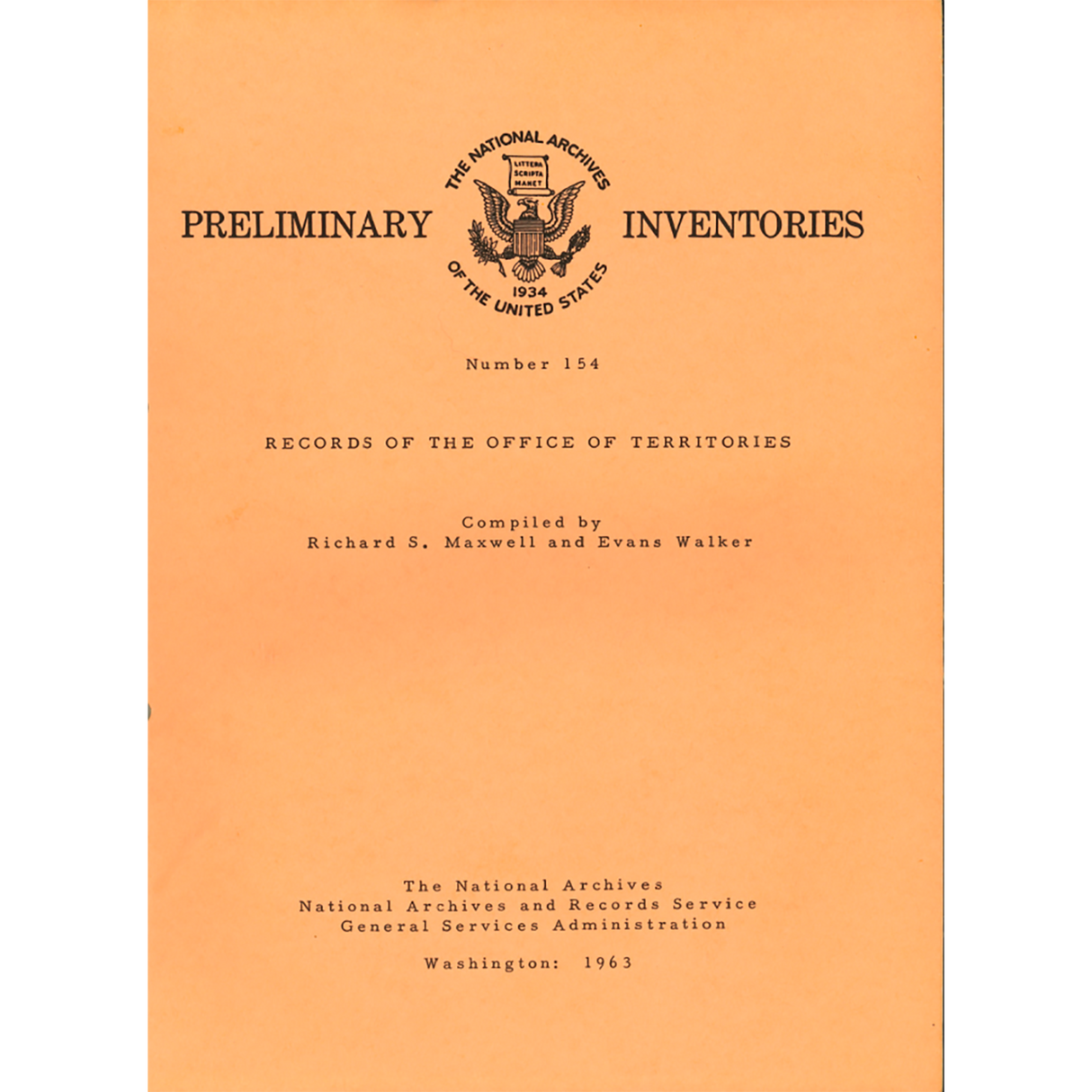 Preliminary Inventory No. 60, Records of the Selected Foreign Service Posts, Record Group 84