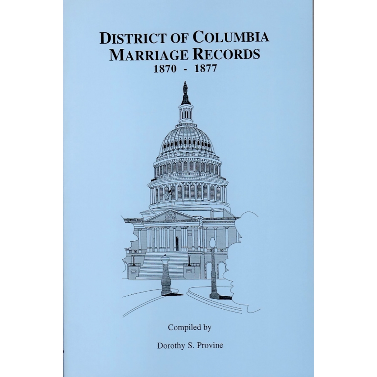 District of Columbia Marriage Records, 1870-1877