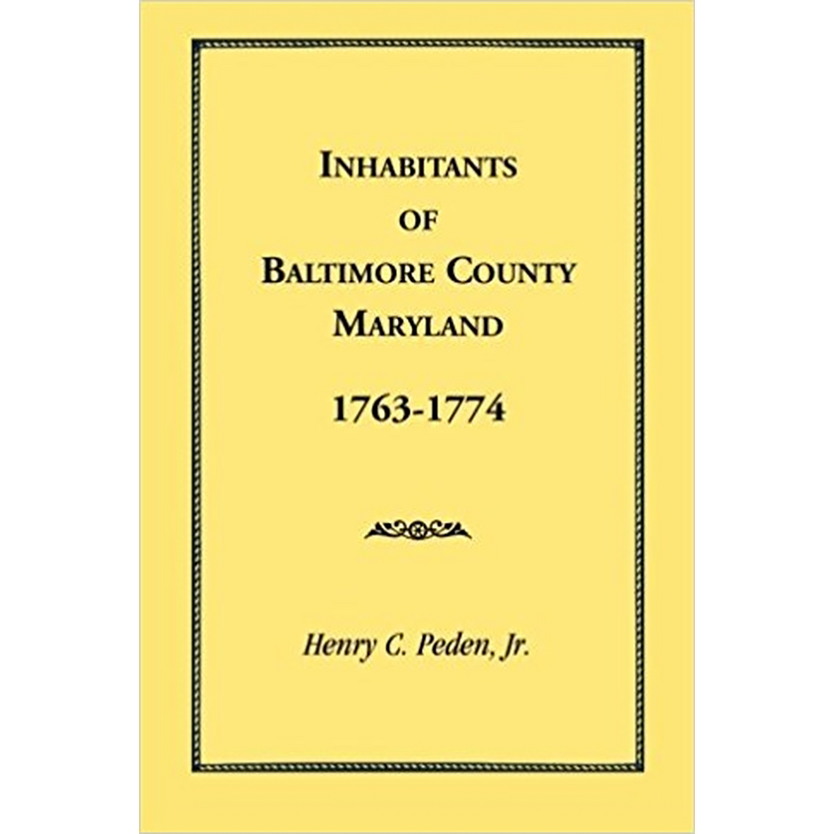 Inhabitants of Baltimore County, Maryland, 1763-1774