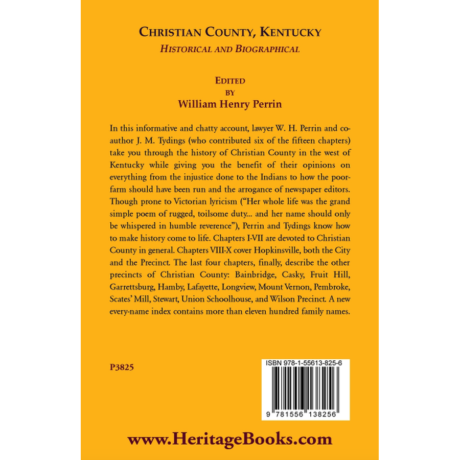 Christian County, Kentucky Historical and Biographical