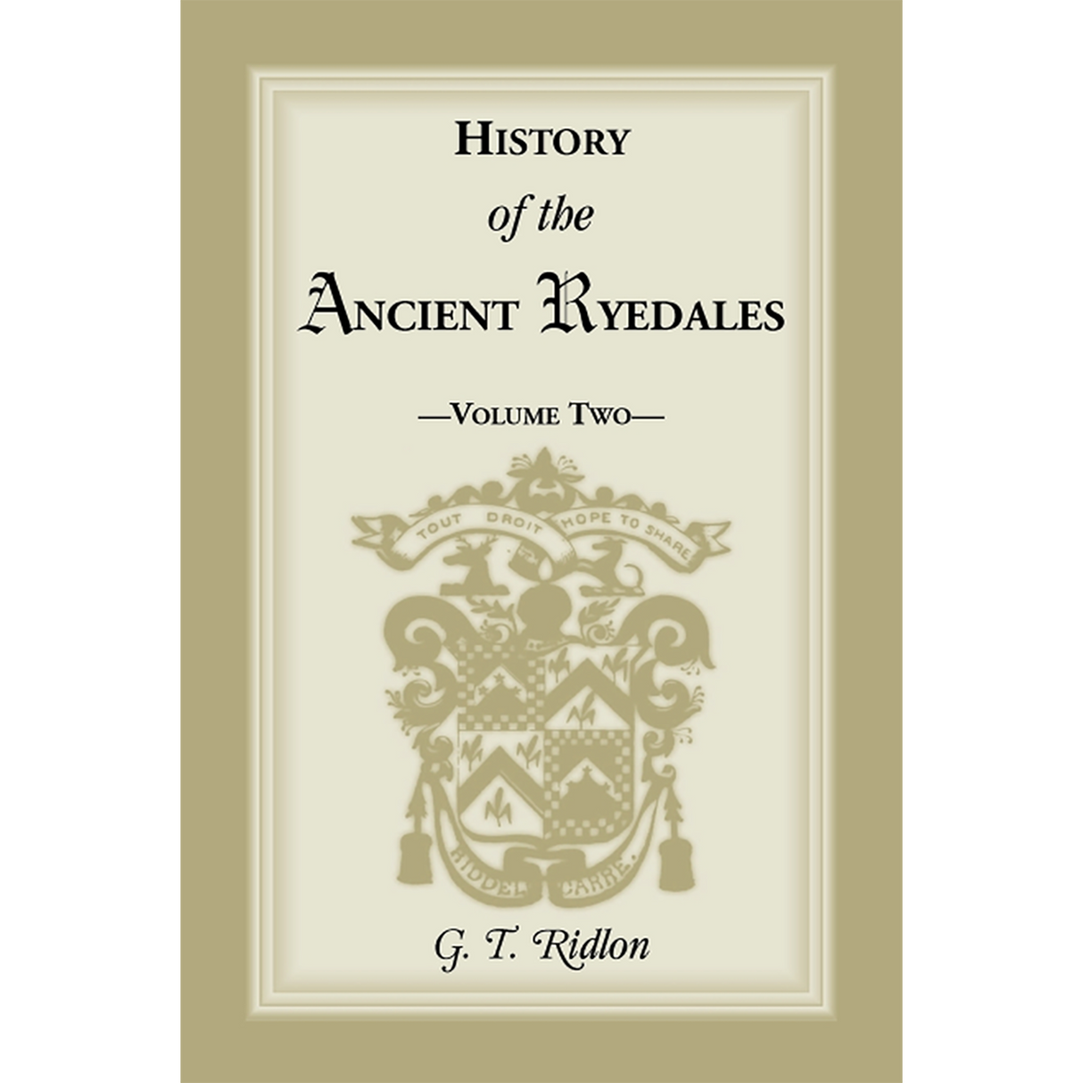 History of the Ancient Ryedales, Volume 2