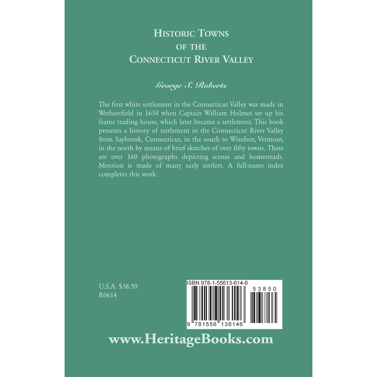 Historic Towns of the Connecticut River Valley back cover