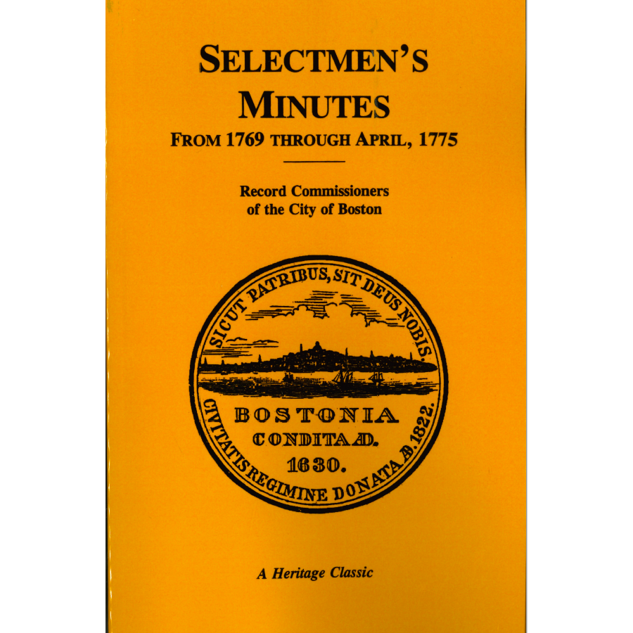 Selectmen's Minutes, from 1769 through April, 1775