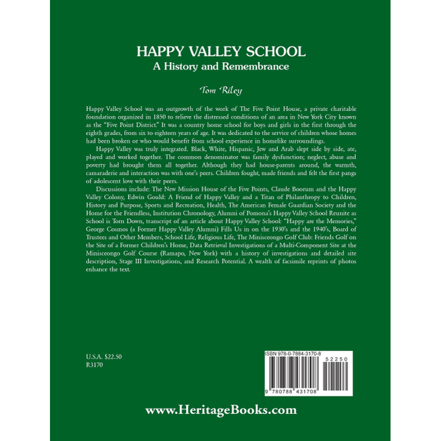 Happy Valley School: A History and Remembrance back cover