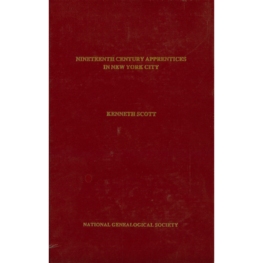 Nineteenth Century Apprentices in New York City