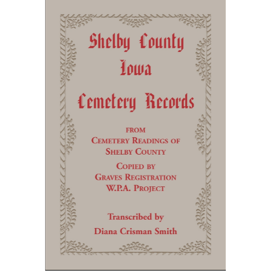 Shelby County, Iowa, Cemetery Records