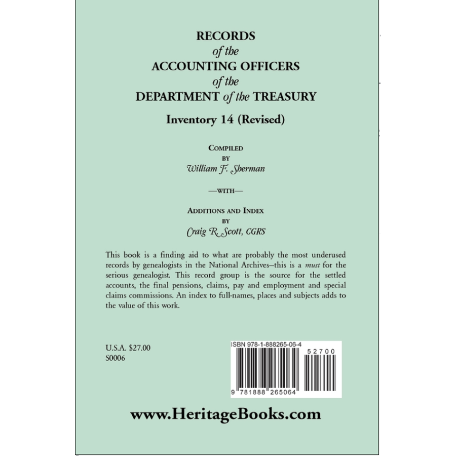 The 'Lost' Pensions: Settled Accounts of the Act of 6 April 1838, Revised Edition back cover