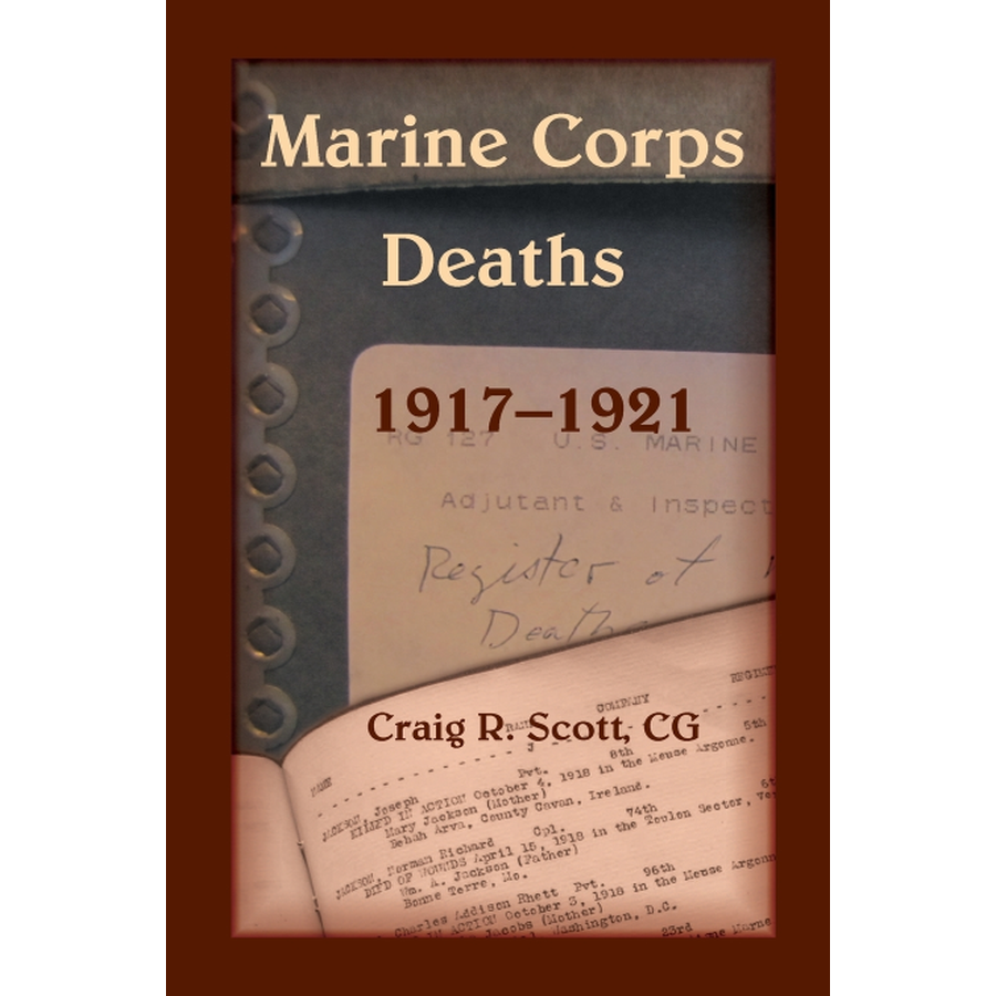 Marine Corps Deaths, 1917-1921