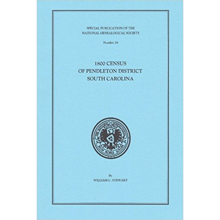 1800 Census of Pendleton District, South Carolina