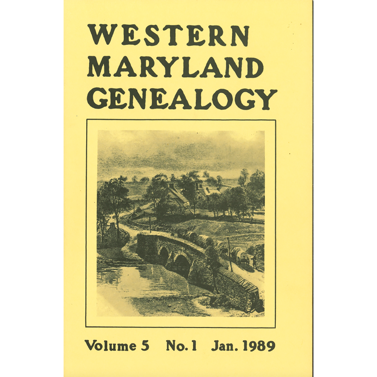 Western Maryland Genealogy, Volume 5, No. 1