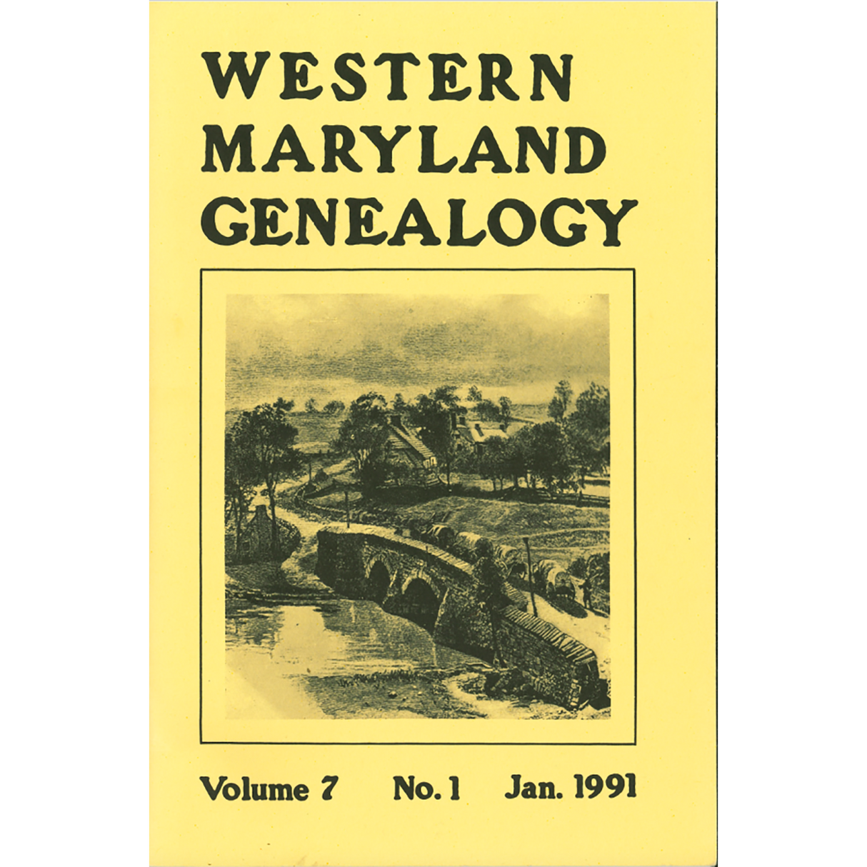 Western Maryland Genealogy, Volume 7, 1-4, 1991