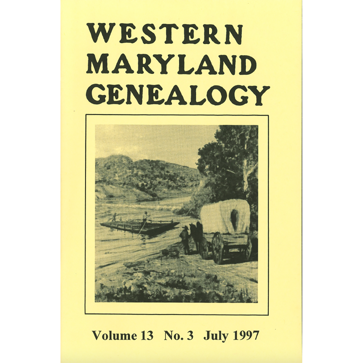 Western Maryland Genealogy, Volume 13, No. 3