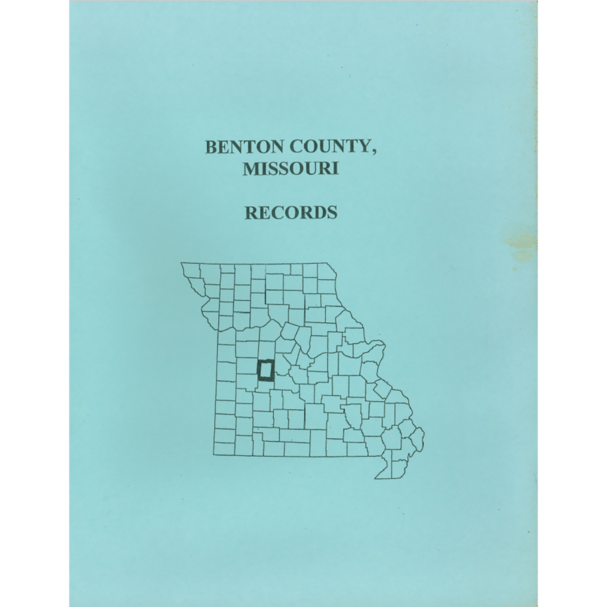 Benton County, Missouri Records
