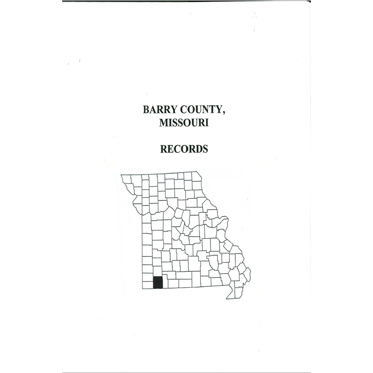 Barry County, Missouri Records