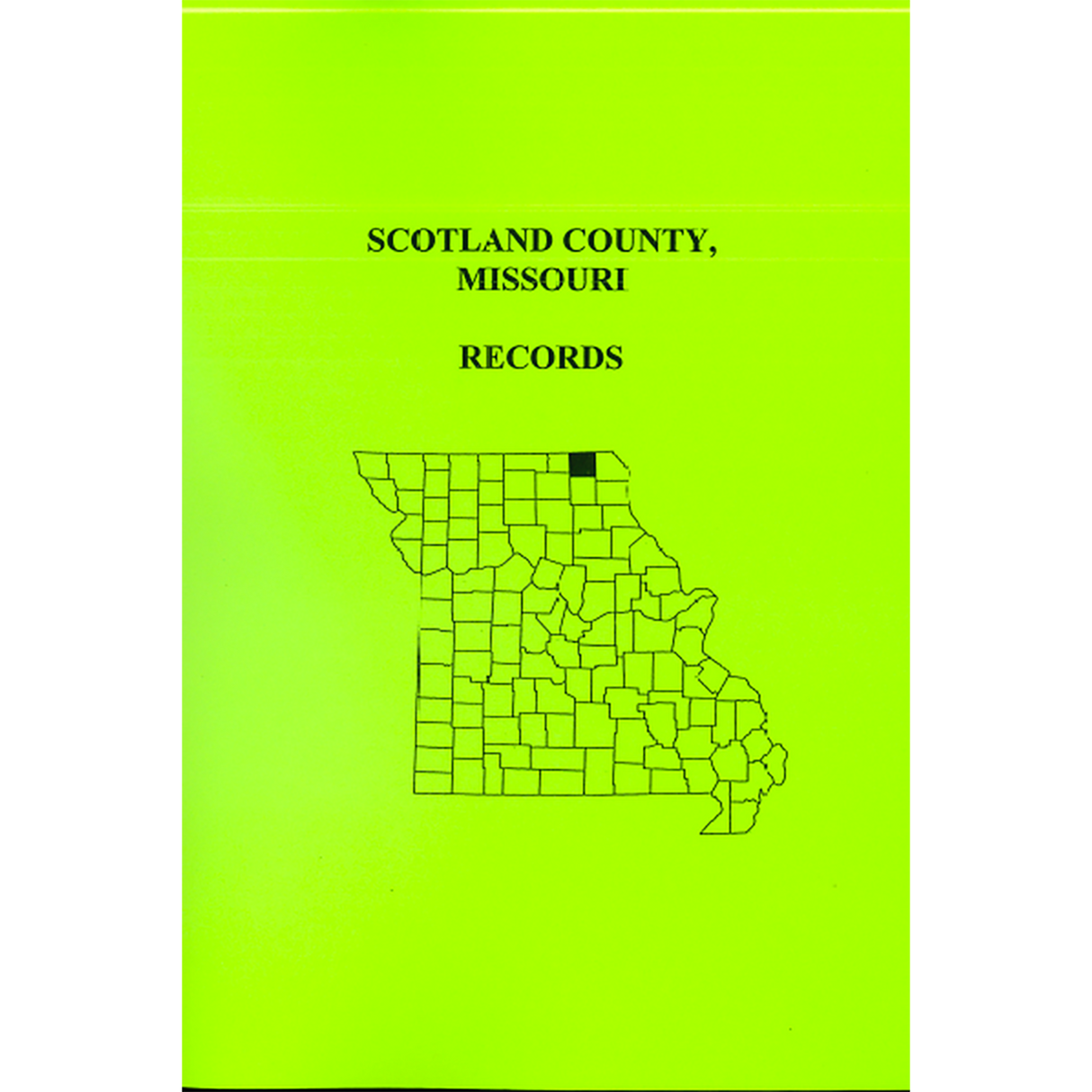 Scotland County, Missouri Records